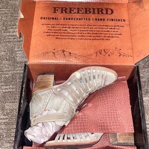 Freebird Tan Lace Up Boots